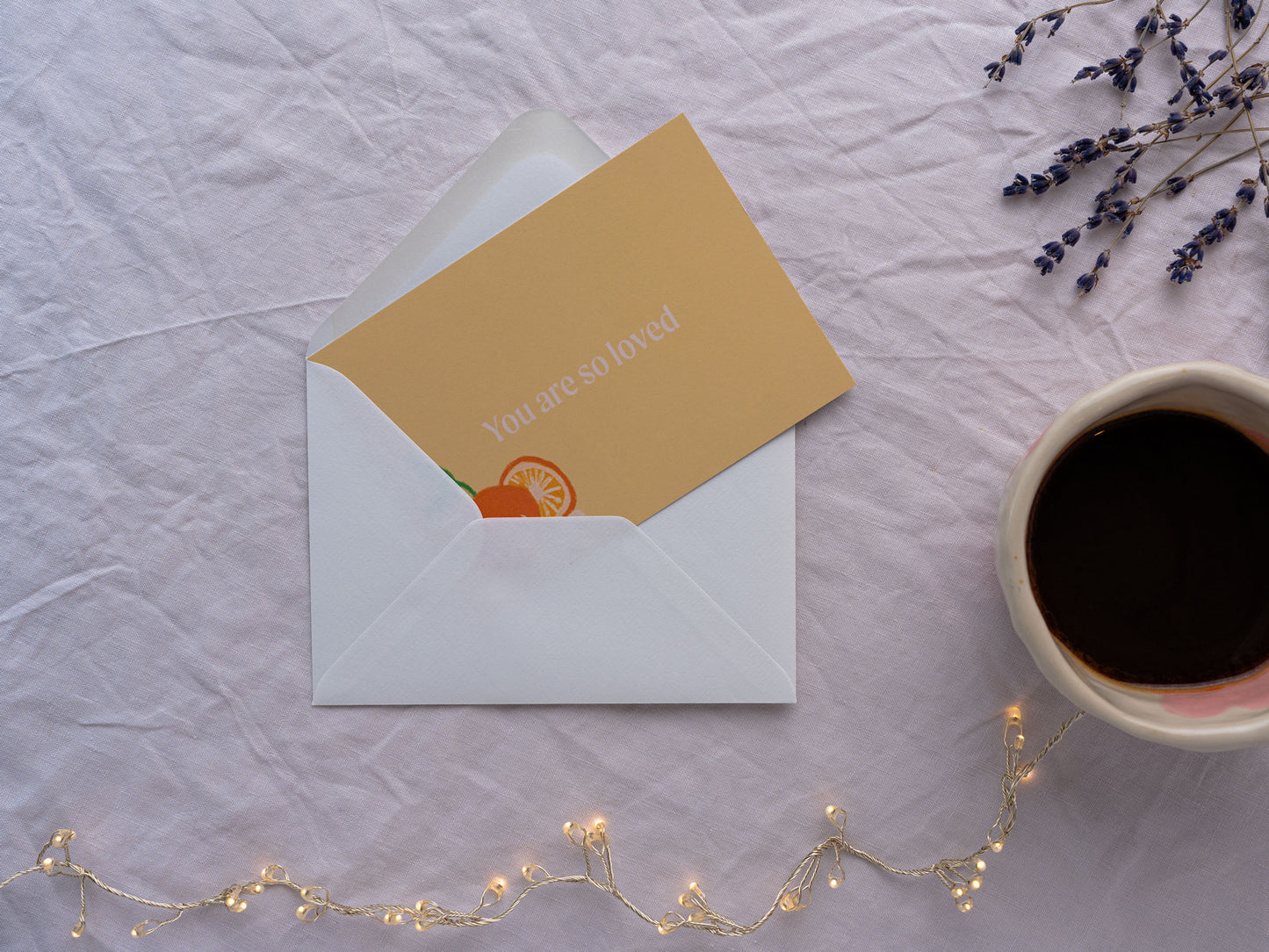 'You are so loved' Positive Affirmation Card