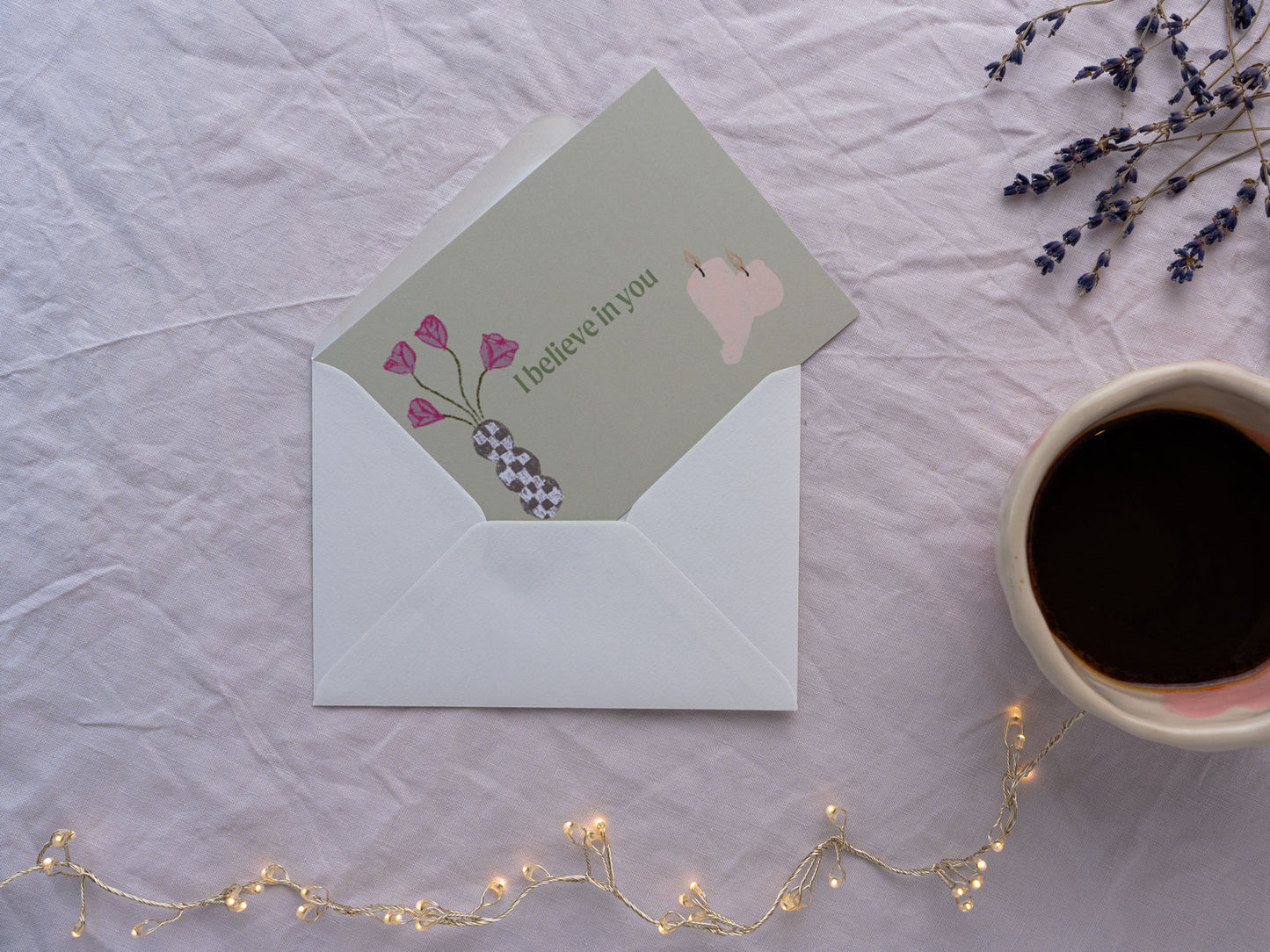 'I believe in you' Positive Affirmation Card