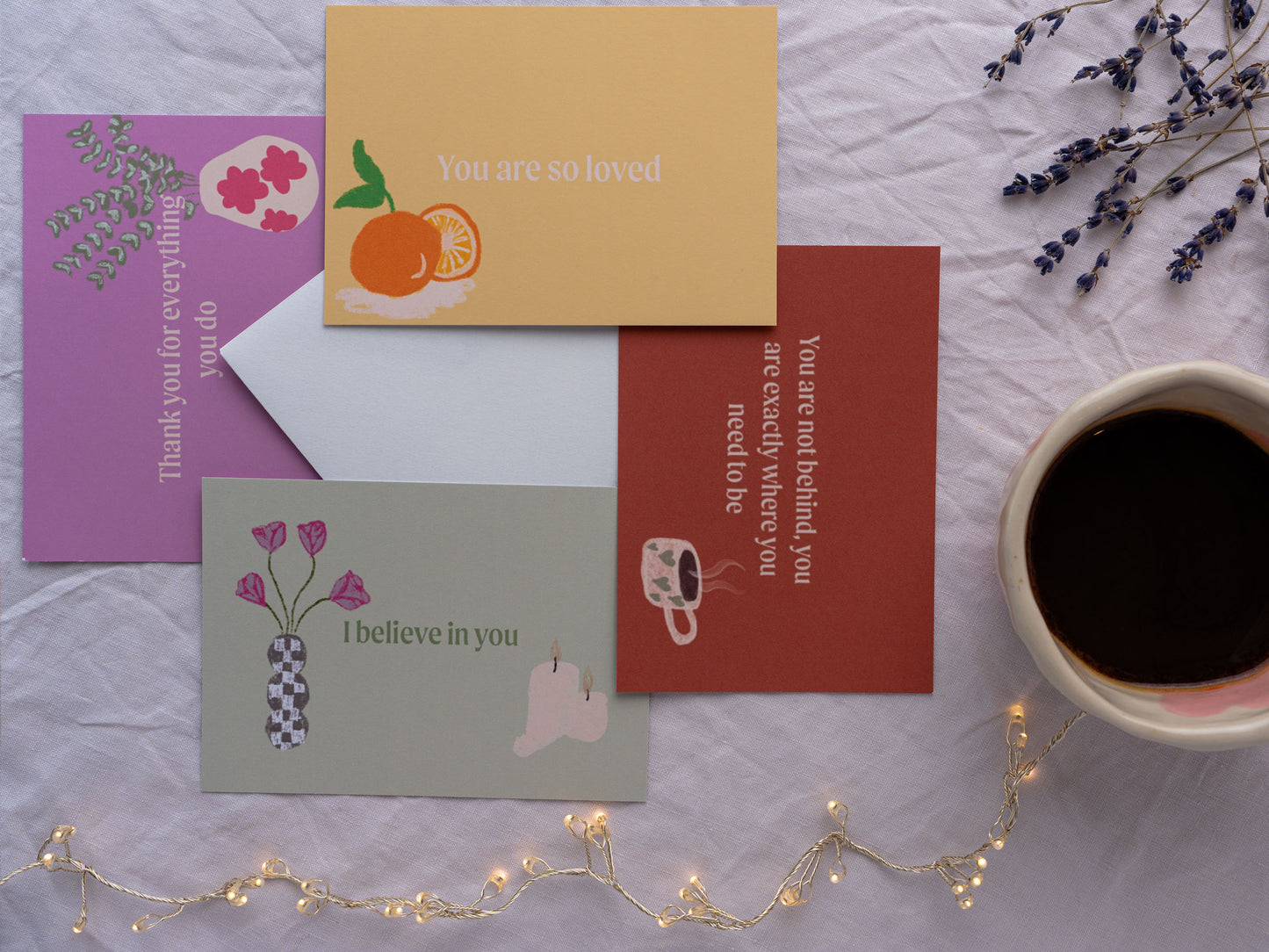 Pack of 5 Positive Affirmation Cards
