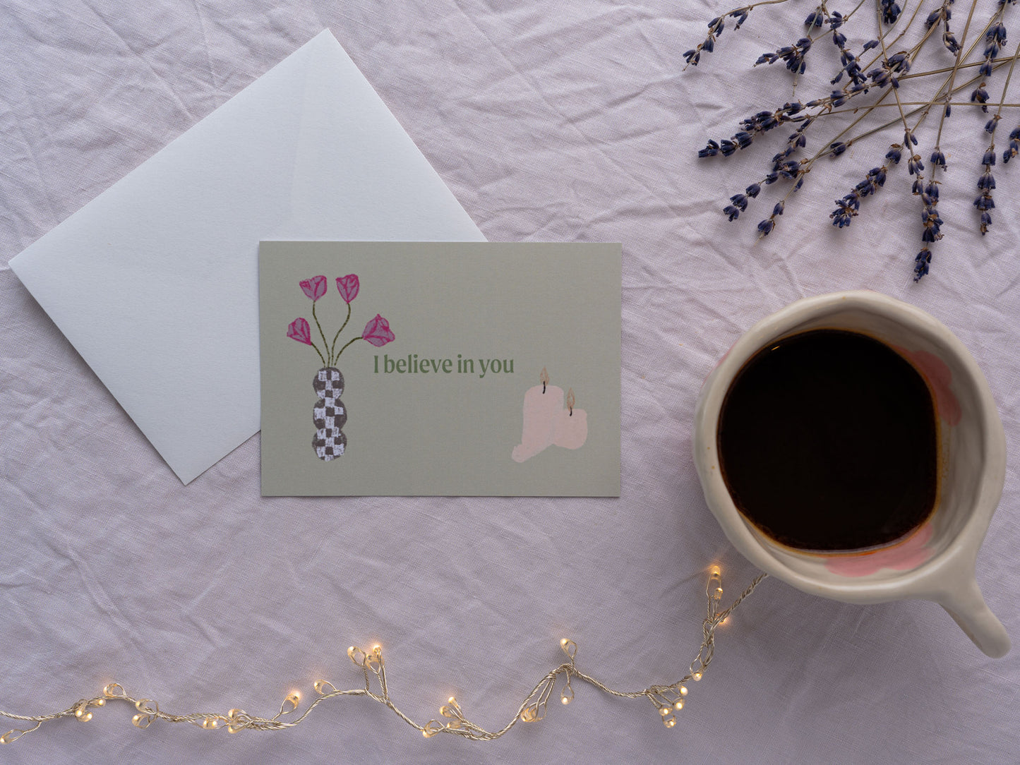 'I believe in you' Positive Affirmation Card