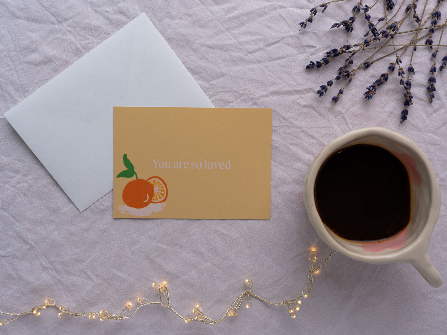 'You are so loved' Positive Affirmation Card