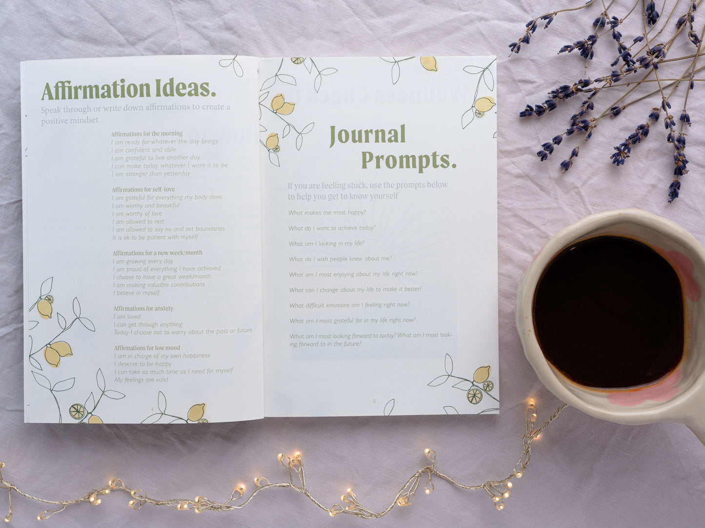 Be Wholesome Wellness Journal - 10% of profits donated to Mind