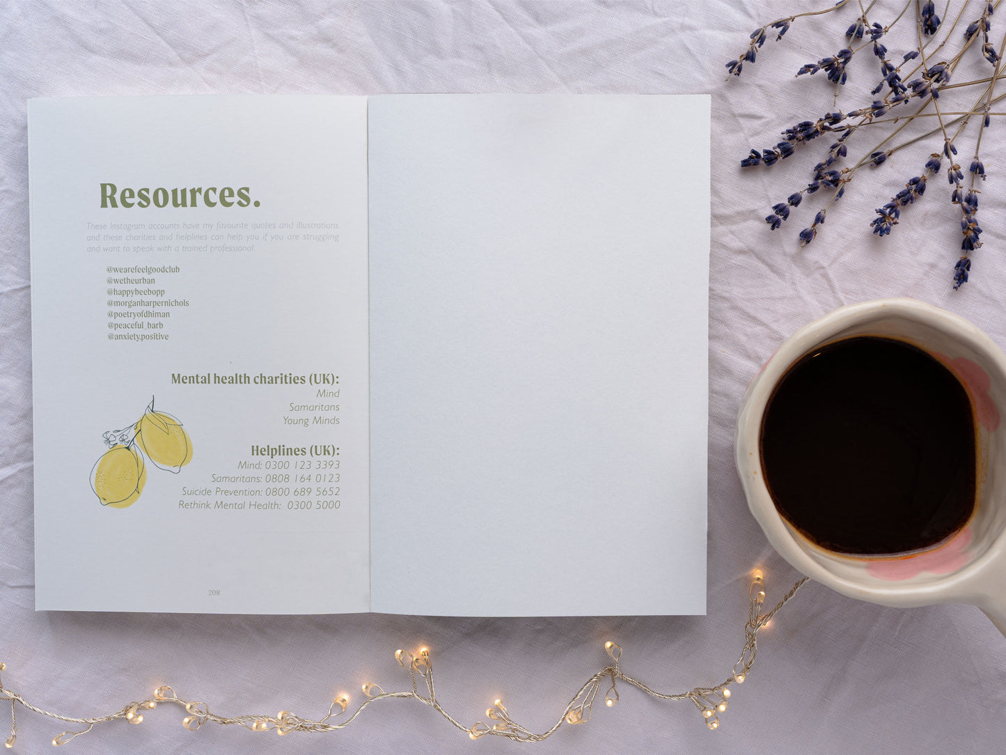 Be Wholesome Wellness Journal - 10% of profits donated to Mind